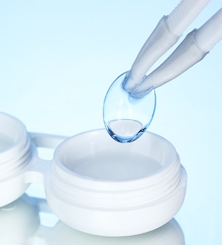 Cleaning Contact Lens